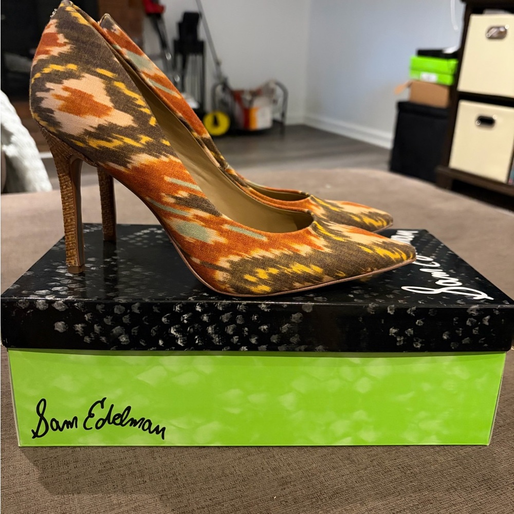 Sam Edelman Multicolor Patterned Heels